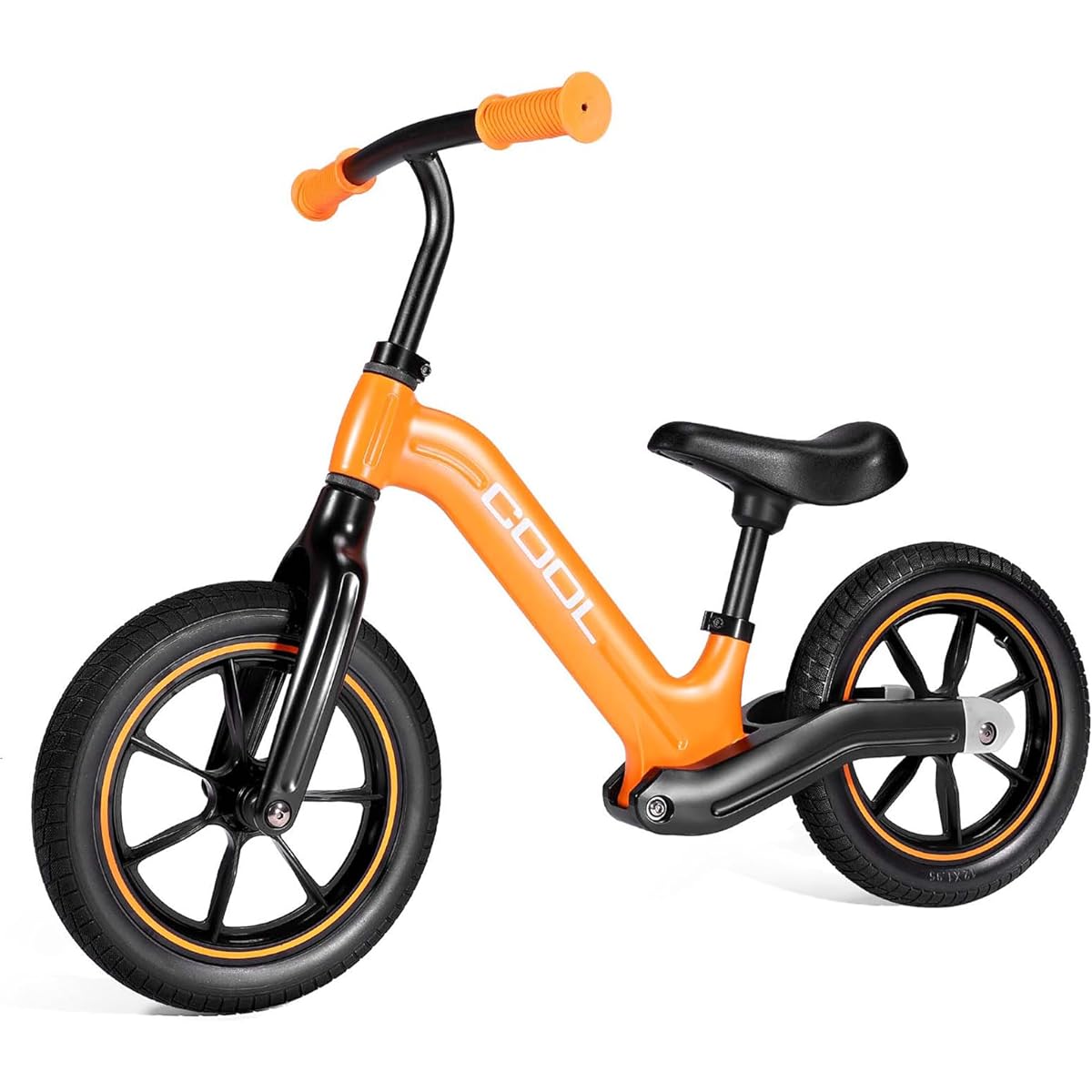 CCCDF Toddler Balance Bike, 2 Years Old Push Bicycle, 12 Inch Pedalless Balance Training Sport Bike with Adjustable Seat and Handlebars, Gift Bike for 2-5 Year Old Boys/Girls/Kids