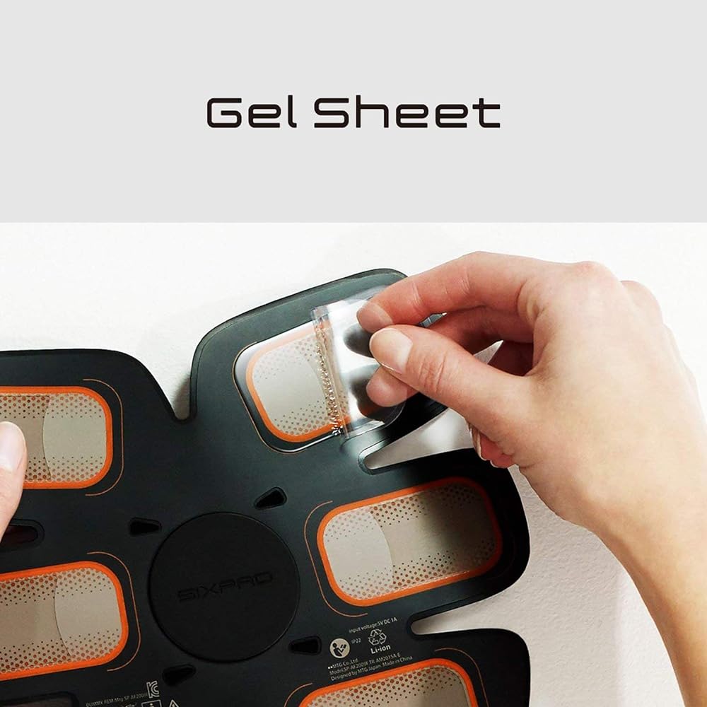 MTG SIXPAD Six Pad Abs Fit 2 High Conductive Gel Sheet (Abs Fit 2) [Manufacturer Genuine Product]