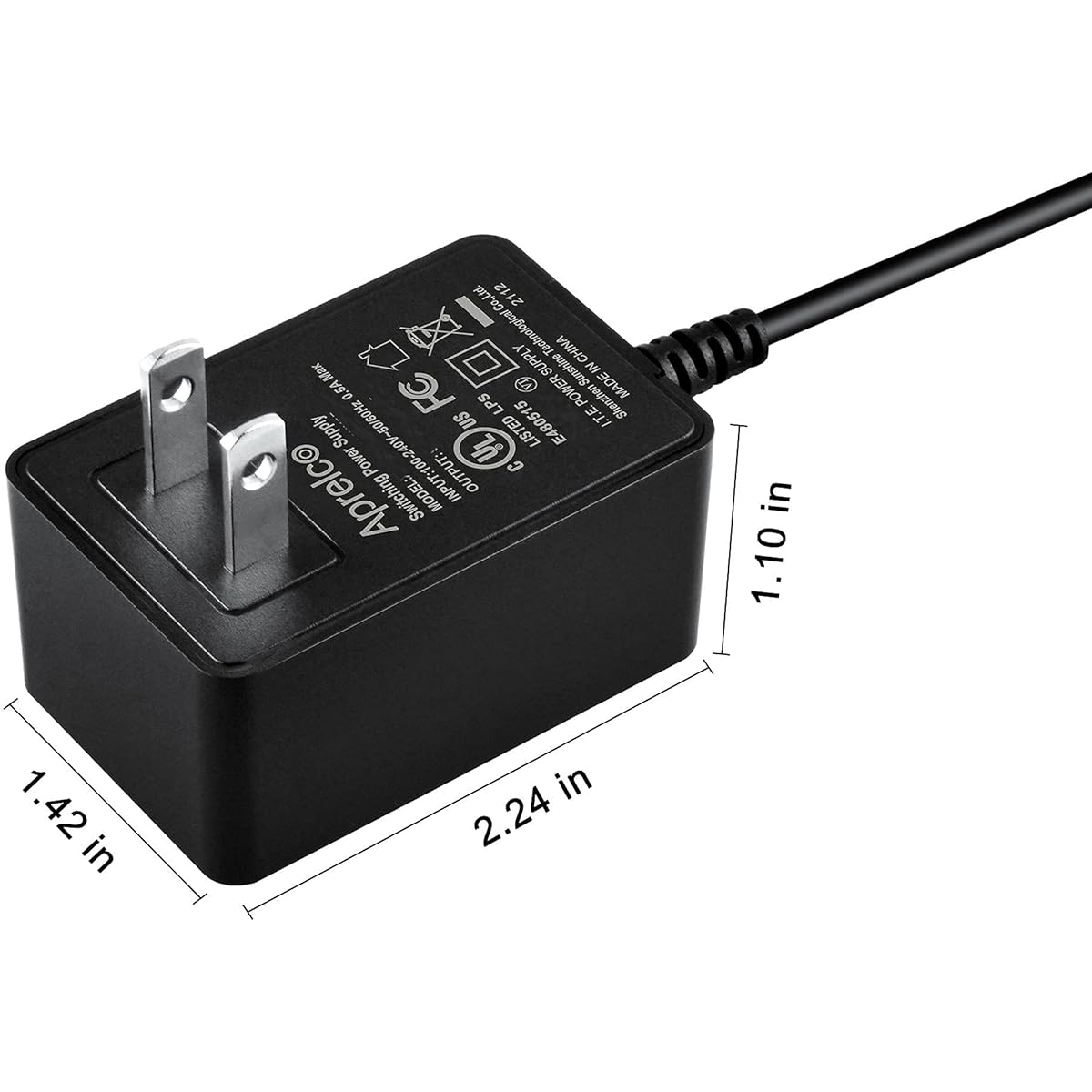 Aprelco UL Certified AC-DC Adapter Charger Brookstone Theraspa Full Body Multi-Speed Massager BAM5000 Switching Transformer Power Cord Main PSU AC110-240V