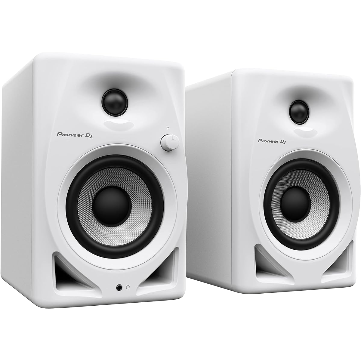 Pioneer DJ 4-inch 2-way active monitor speaker DM-40D-W (White)