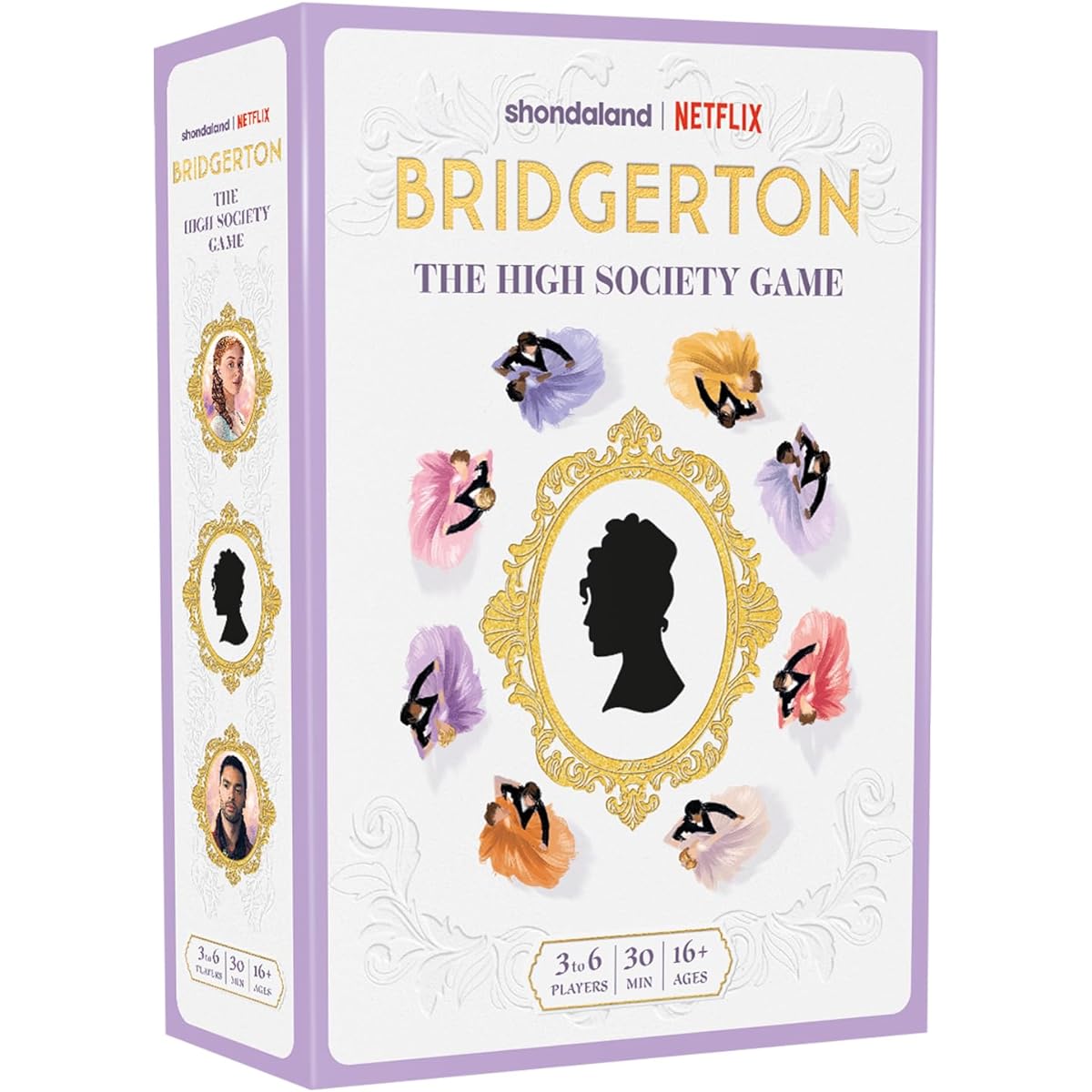 Bridgerton The High Society Board Game by Mixlore - Strategy Game Based on the Hit Netflix TV Series, Adult Game Night, Ages 16+, 3-6 Players, 30 Minute Playtime
