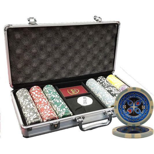 MRC 300 Piece Ultimate Poker Chip Set with Aluminum Case Custom Built