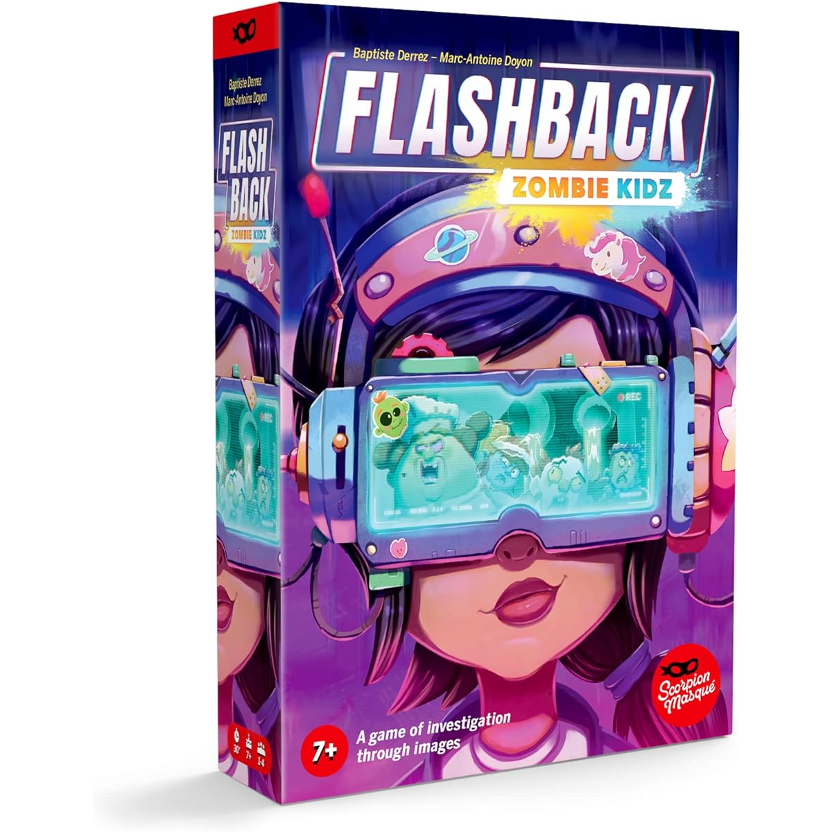 Flashback: Zombie Kidz | Cooperative Game for Kids and Families | Ages 7+ | 1-4 Players | 30 Minutes