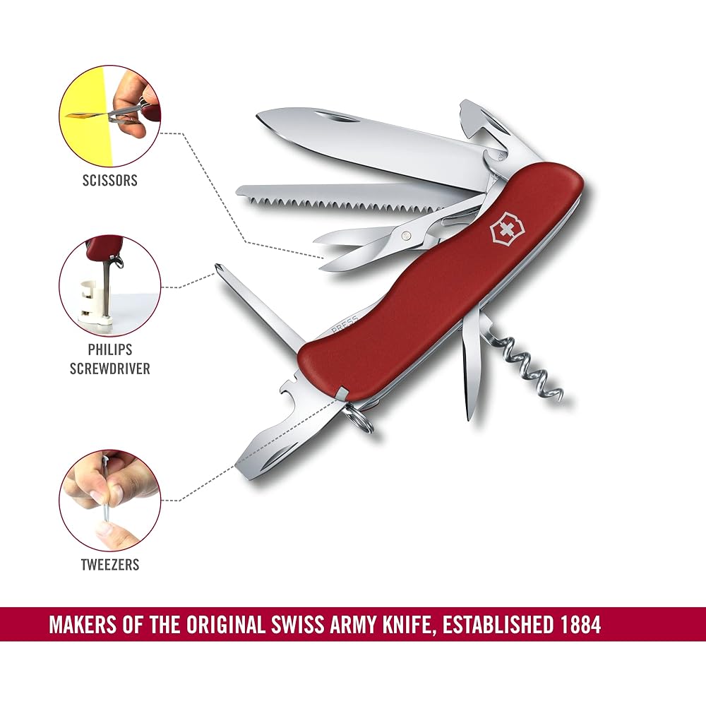 VICTORINOX Outrider Knife Outdoor Fishing [Domestic Genuine Product] 0.8513