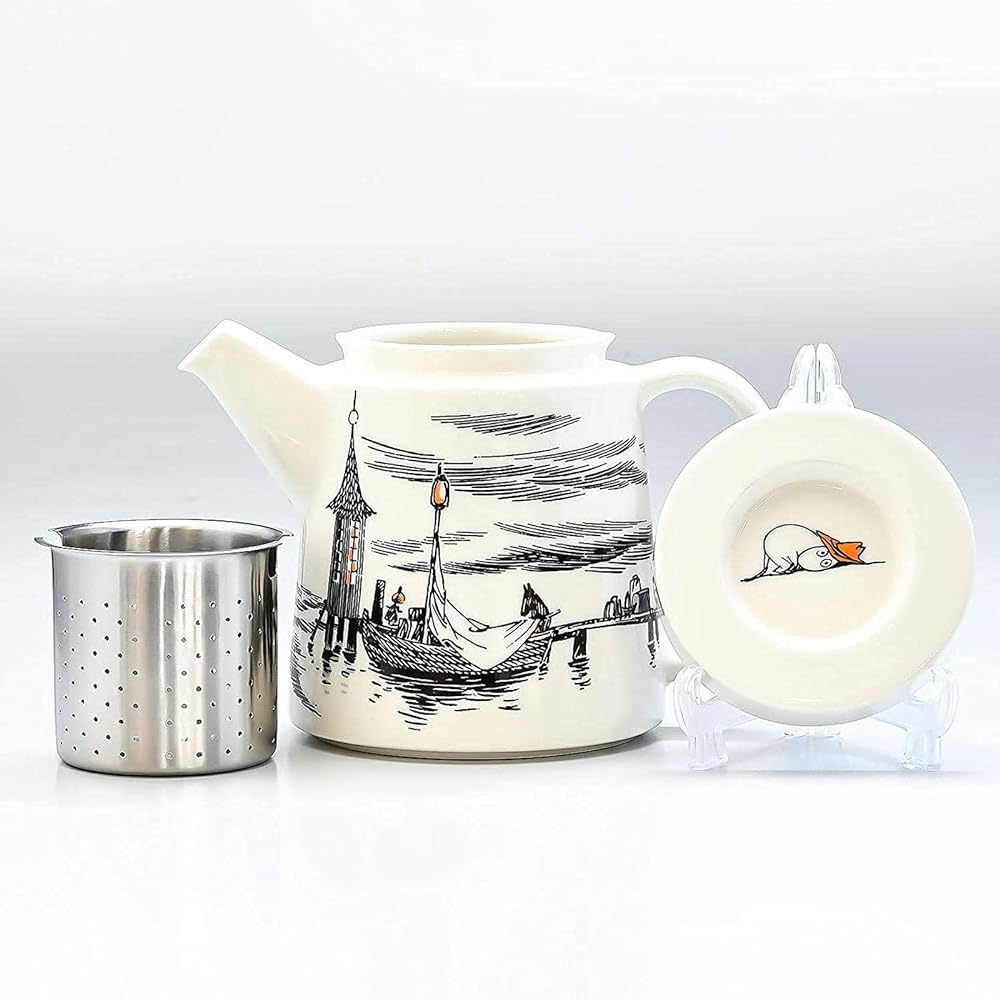 [Regular Imported Product] Arabia Moomin (Moomin by ARABIA) Teapot Approx. 700ml True to It's Origin 1059571