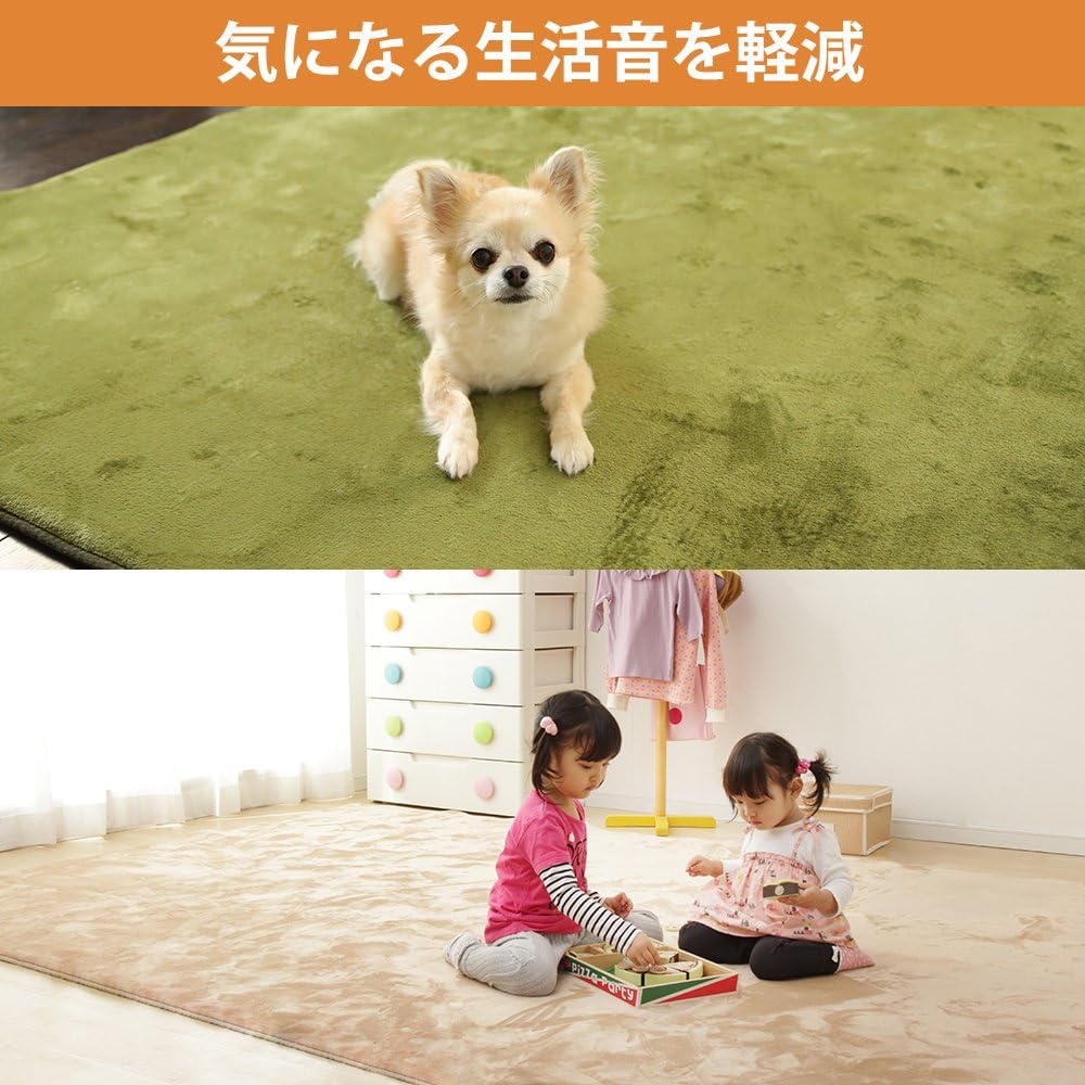 Iris Plaza Washable Memory Foam Rug Dust Mite Resistant Soundproof Flannel 200 x 250cm Comfortable Fluffy Texture Anti-Slip Brown