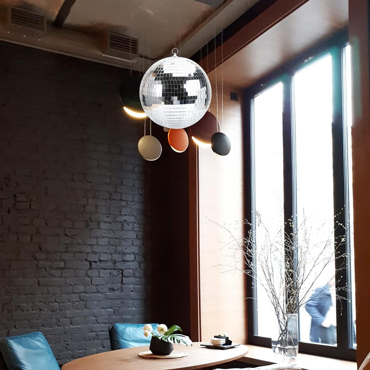 1pc Mirror Ball Disco Ball Spotlight Home Ornaments Club Disco Ball Holiday Party Ball Disco Ball Bulk Disco Ball 12 Inch Disco Ball