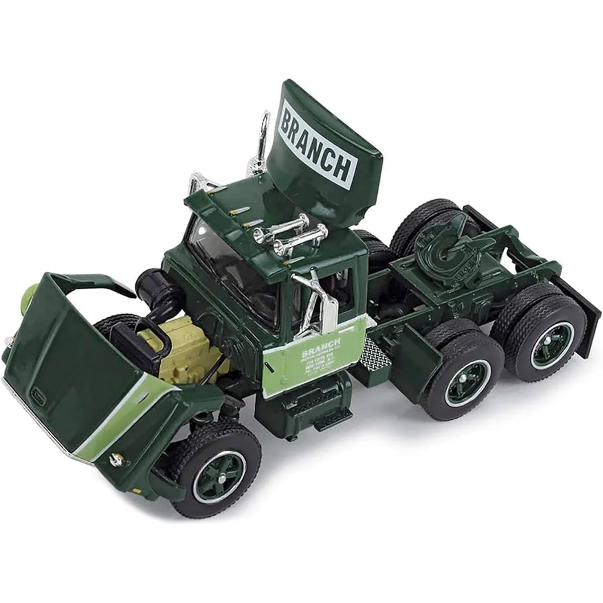 First Gear 1/64 Ford LT 9000 40ft Vintage Trailer, Branch Motor Express, DCP Fallen Flag #42, 60-1251