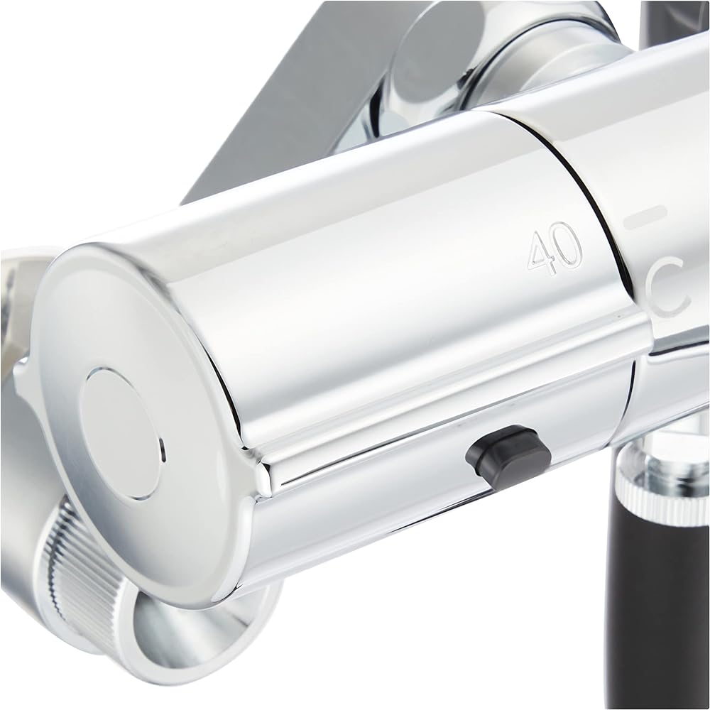 SANEI Thermo Shower Mixing Faucet Wide Shower Insulated Body Hose 1.6m Cold Region Specification SK18CS5K-13