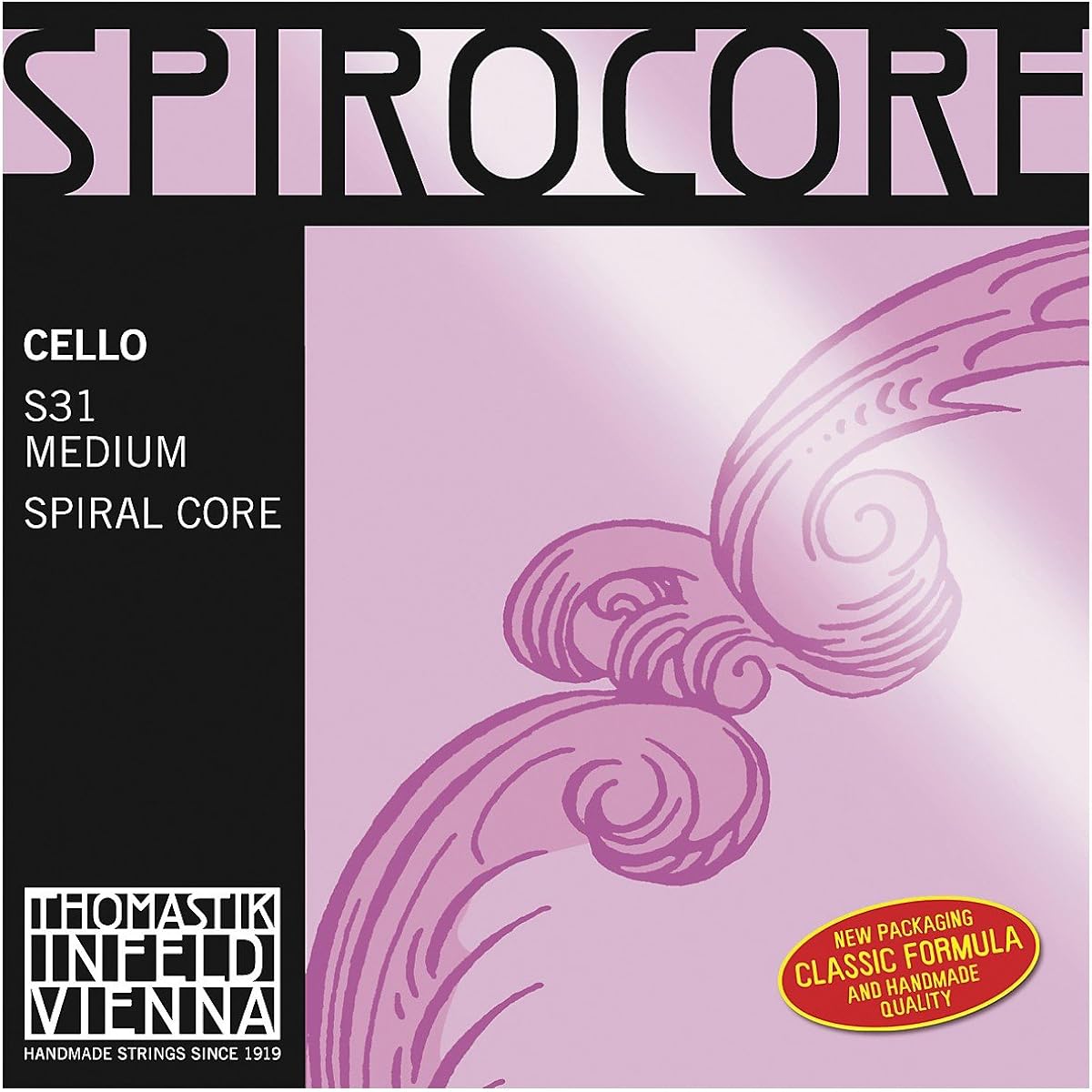THOMASTIK SPIROCORE Cello String C-String Tungsten Wound 4/4 S33