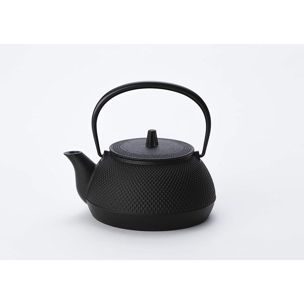 Iwachu Iron Kettle Black Baked 0.65L Iron Kettle Dual Use Teapot 5 Type New Arale IH Compatible 12822