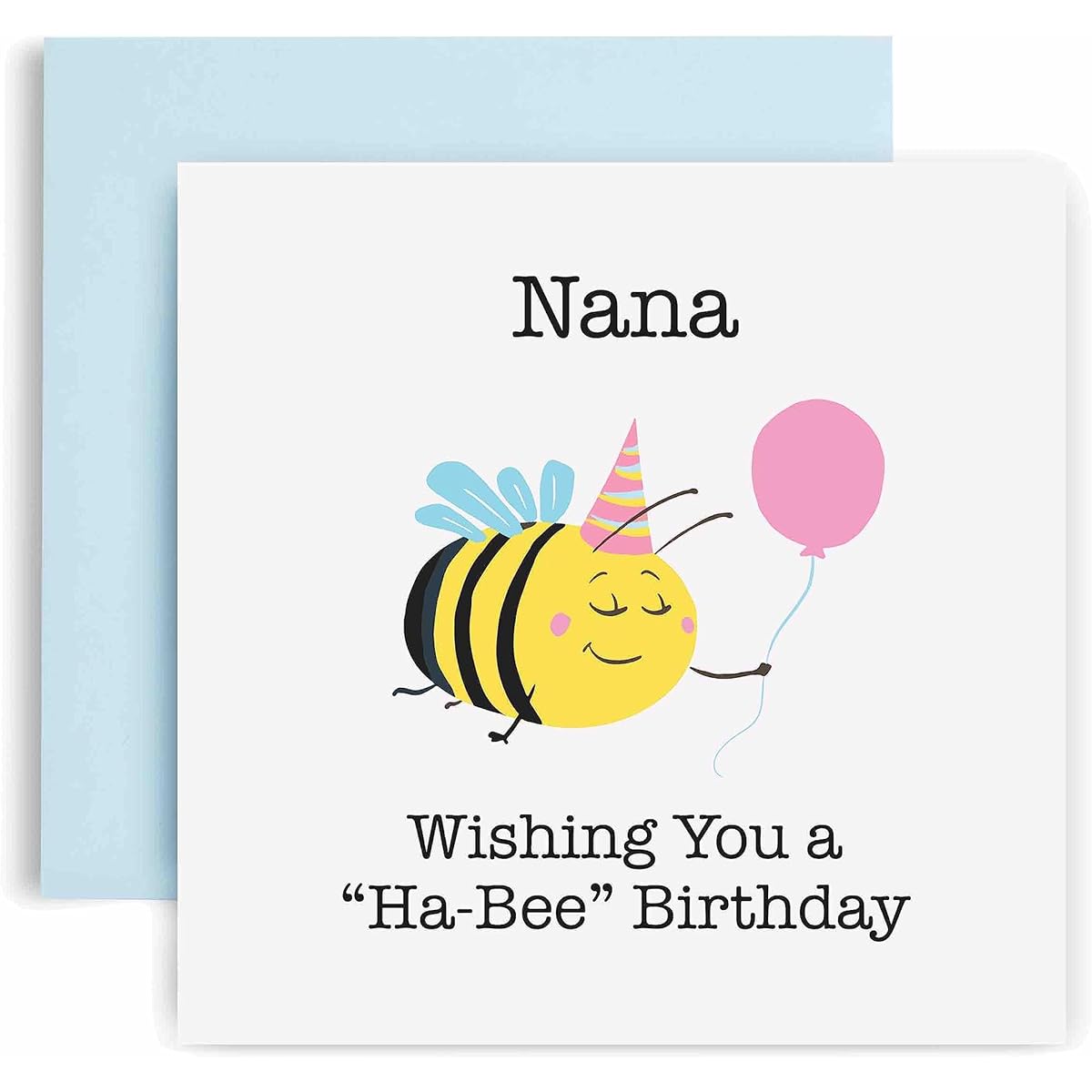 Huxters Birthday Cards for Women - Huxters Birthday Nana Happy Birthday Card Birthday Mother's Day - Nana Birthday Card with a Beautiful Pink Envelope - Funny Birthday Card (Nana)