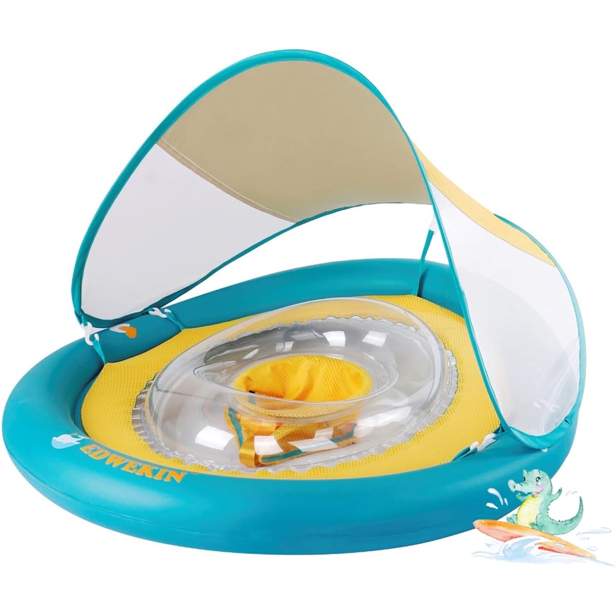 EDWEKIN Baby Float Inflatable Baby Pool Float