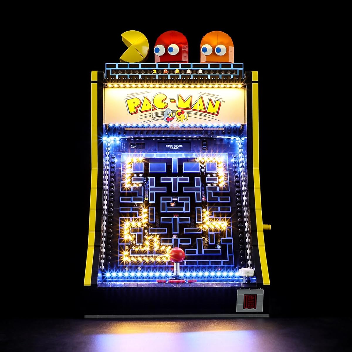 Lego-10323 Lightailing Light for PAC-Man Arcade - LED Lighting Kit Compatible with Lego Building Blocks Models - Model Set Not Included