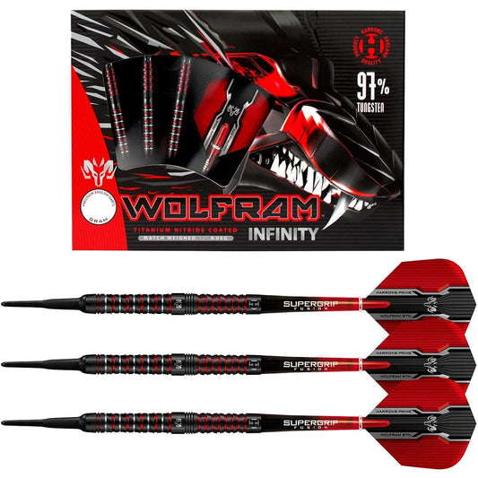 Harrows Wolfram Infinity 97% Tungsten Soft Tip Darts