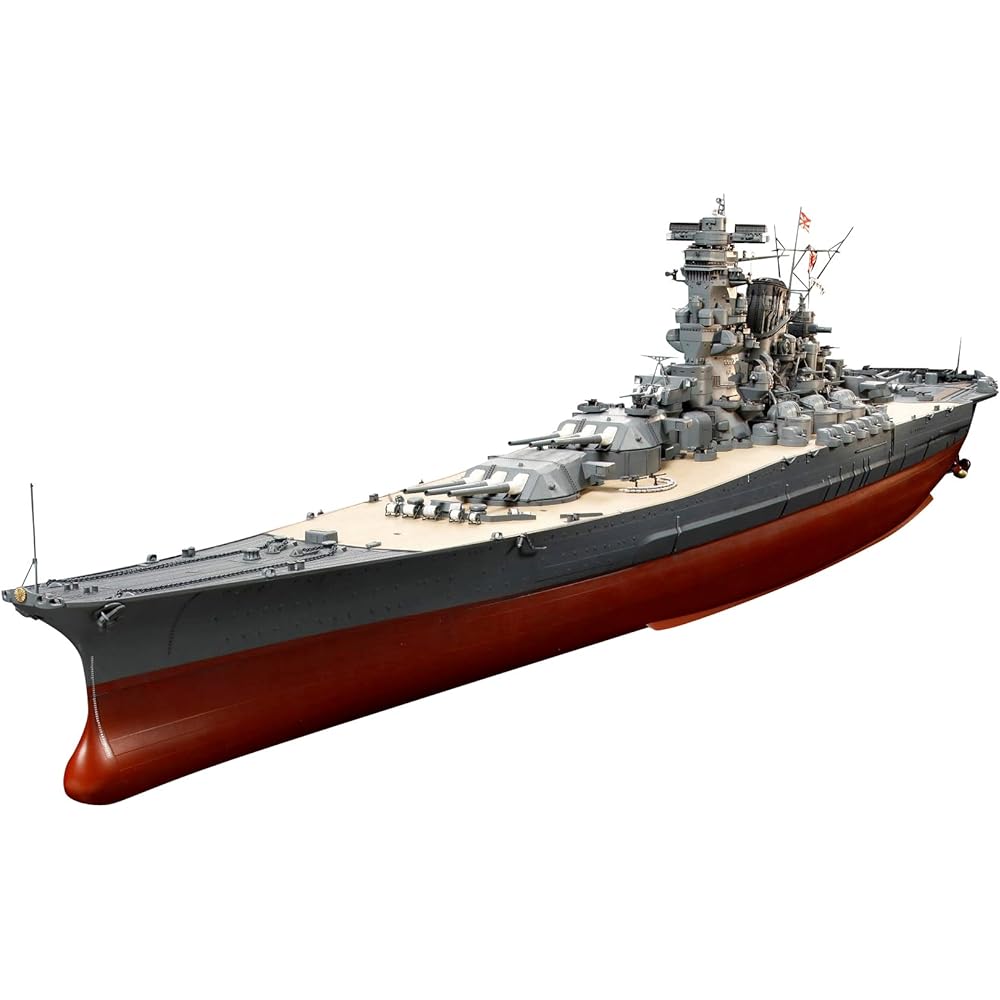 Tamiya 1/350 Ship Series No.25 Japanese Navy Battleship Yamato Plastic Model 78025 & 1/350 Detail Up Parts Series No.30 Japanese Navy Overboard Cable Set for Ships Plastic Model Parts 12630 [Set Purchase]