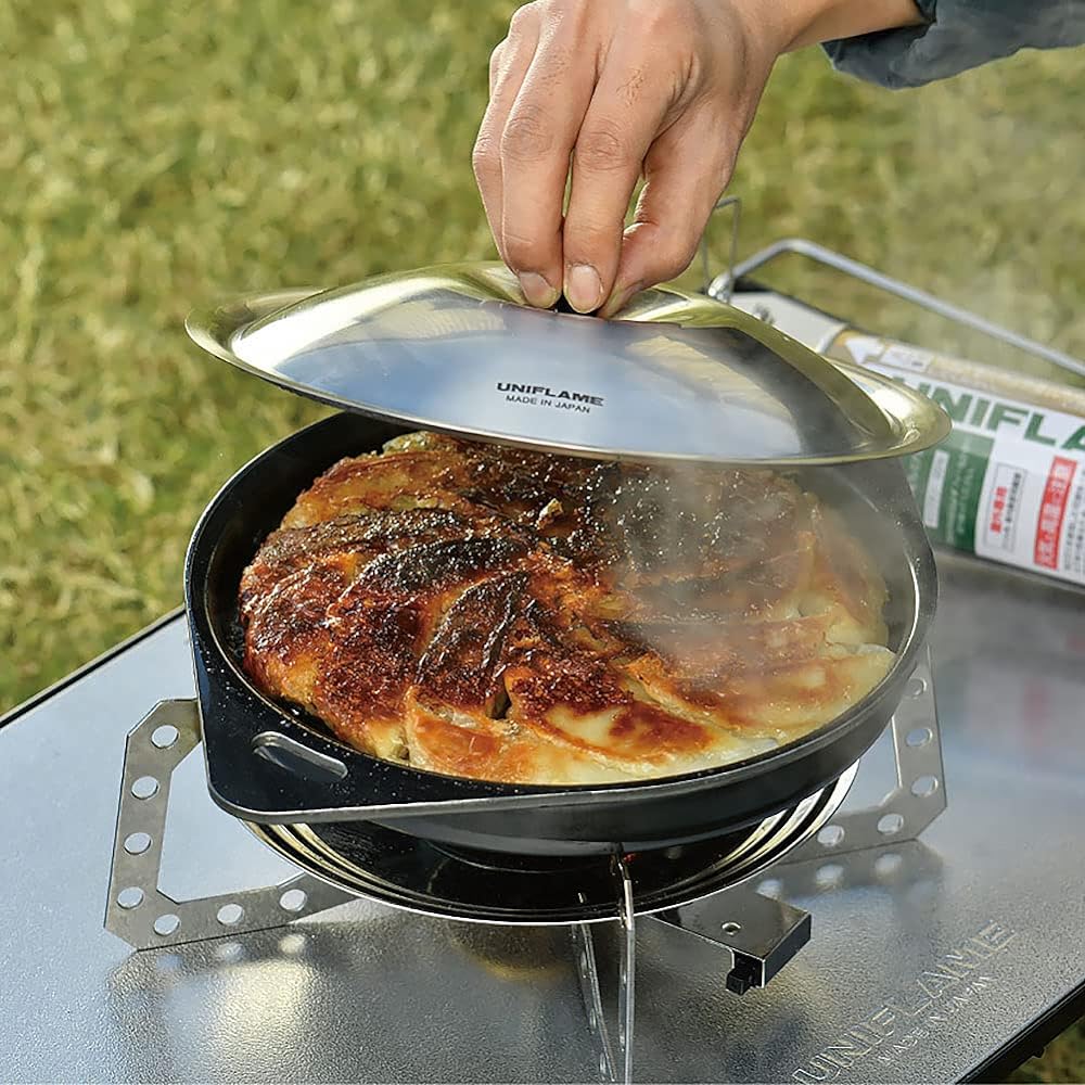 UNIFLAME Round Iron Plate & Lid 683286