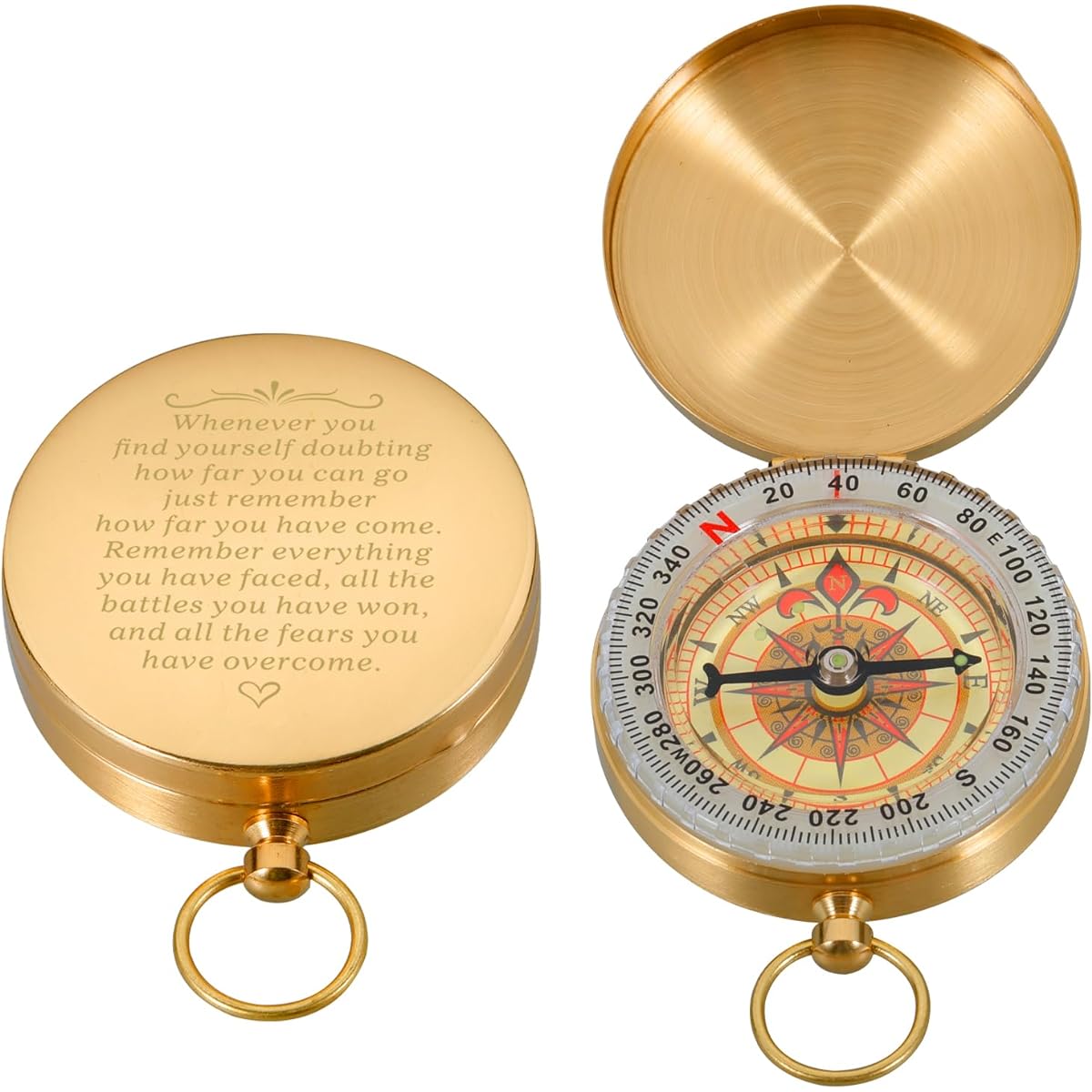 Inspirational Compass Son/Daughter/Birthday/Mother/Dad/Teen/Boy/Girl/Graduation Gift/Valentine/Graduation/Gift for Him/Her