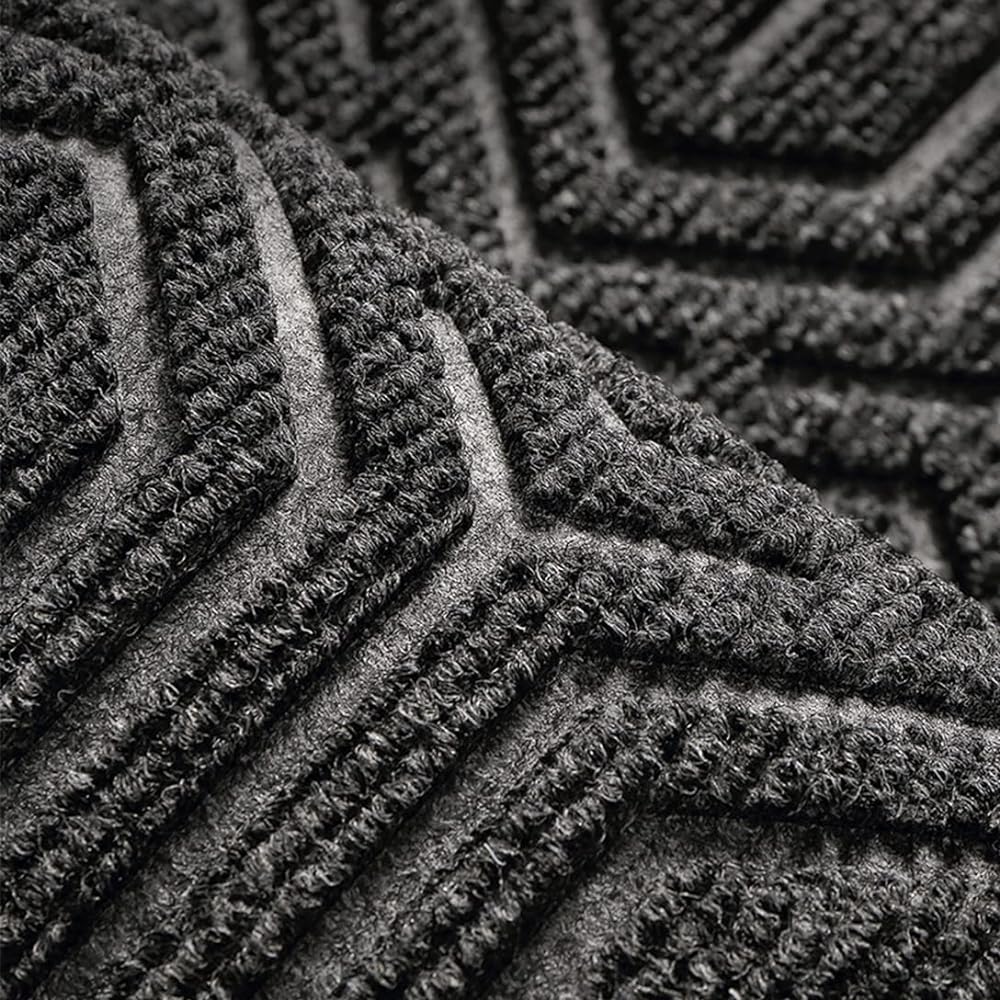 Entrance mat, commercial use, outdoor, indoor, anti-slip, mud removal mat, water absorption, door mat, durable, standard mat, washable, simple, office, store, office, company, home, indoor, blue 80 x 120 cm