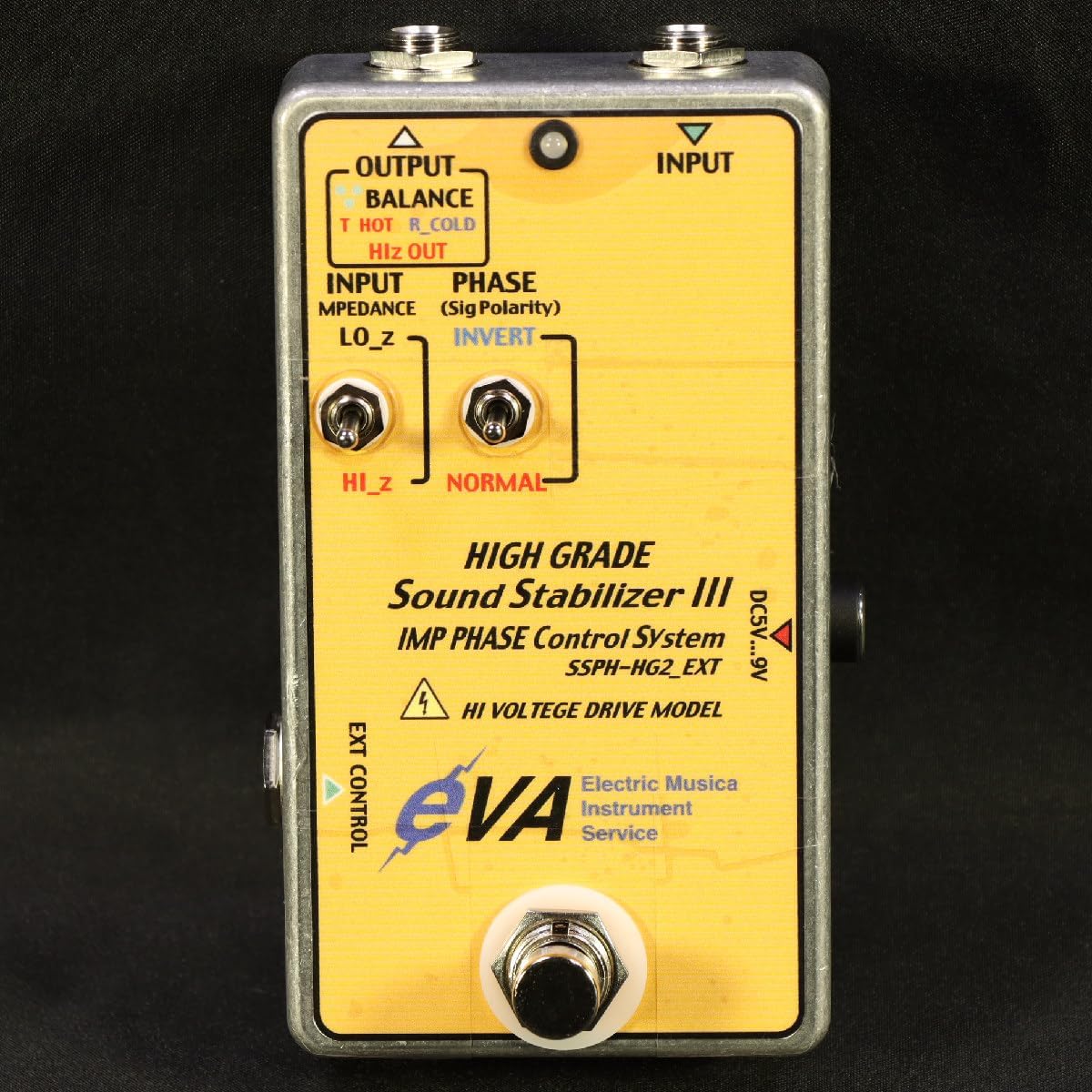 EVA ELECTRONICS/HIGH GRADE Sound Stabilizer III IMP PHASE Control System SSPH-HG2 EXT Footswitch Custom EVA ELECTRONICS