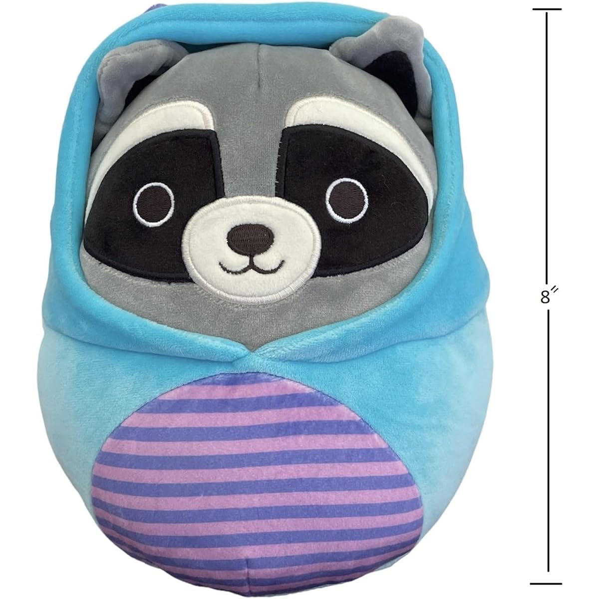 Squishmallow 8" Halloween Rocky the Raccoon Blue Monster Costume Plush - Officially Licensed Kelly Toy Plush - Collectible Soft & Squishy - Stuffed Animal - Gift for Kids, Girls, Boys - 8"