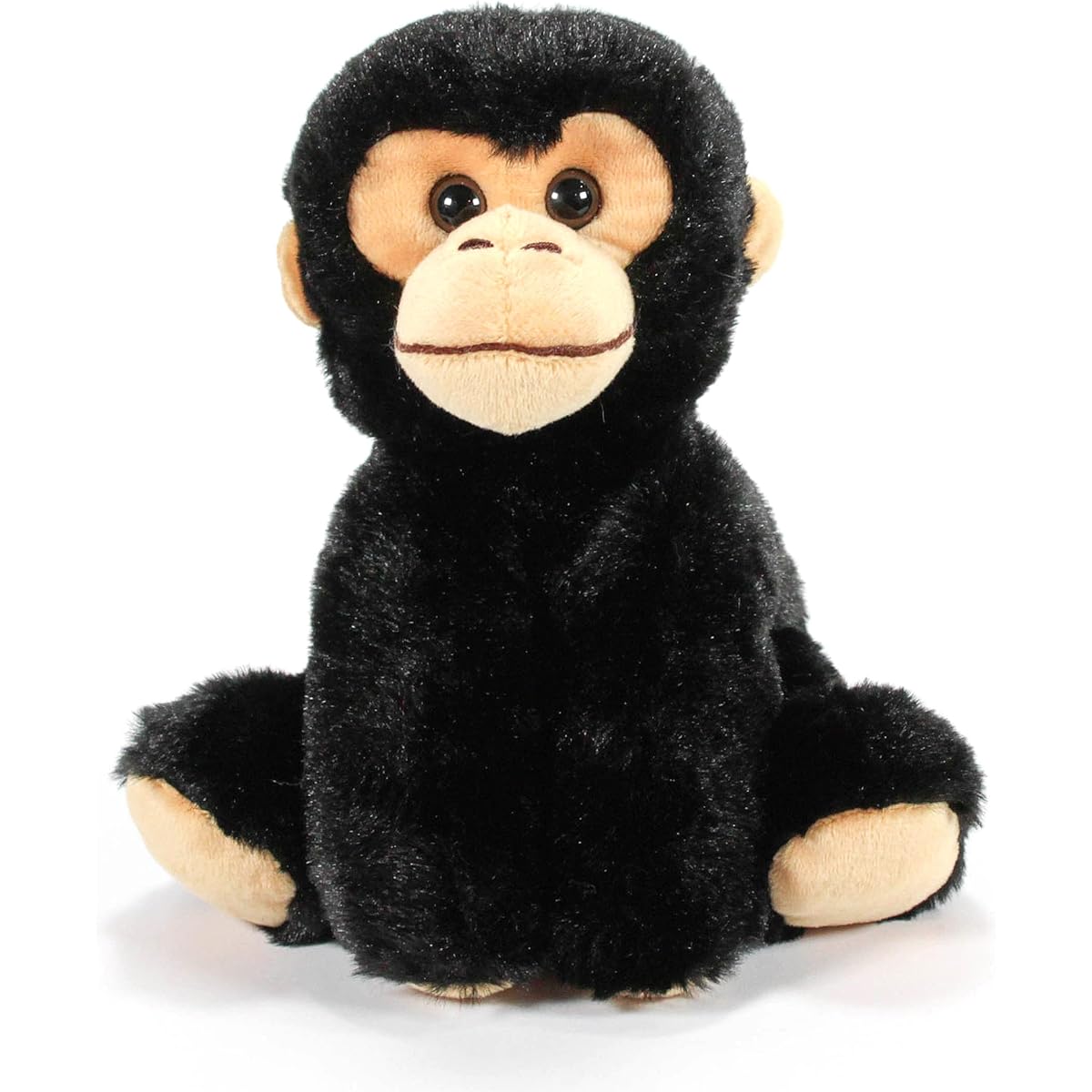 The Petting Zoo Chimpanzee Stuffed Animal Gift for Kids, Wild Onez Wild Animal Chimpanzee Plush Toy 9"
