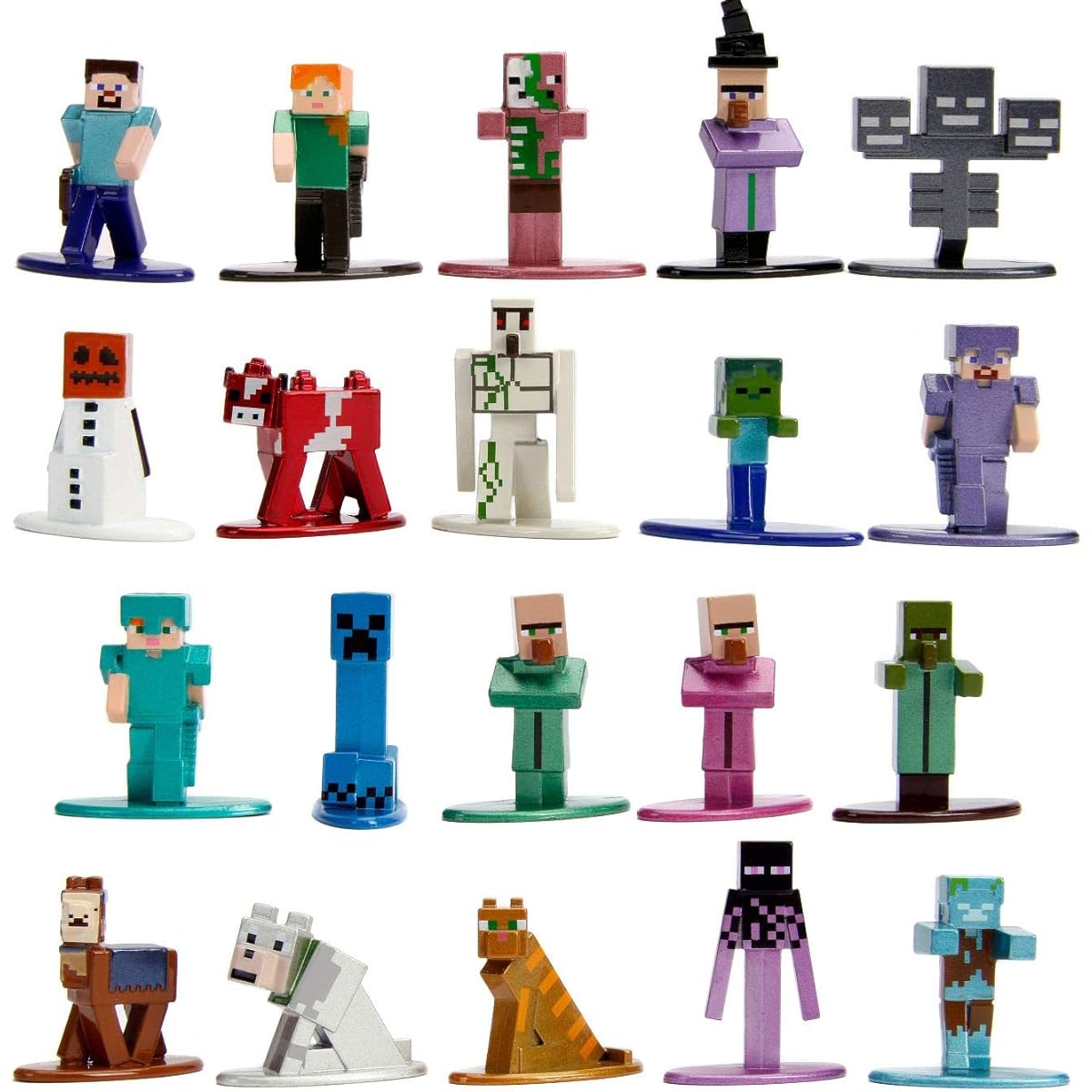 Jada Toys Nano Metalfigs Minecraft Die-Cast Jada Toys Nano Metalfigs Minecraft Diecast Figure 2cm x 20 [Parallel Import]