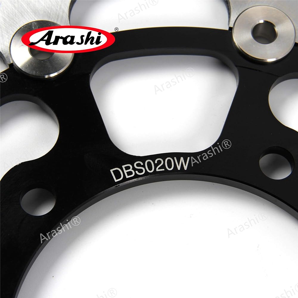Arashi Front and Rear Brake Disc Rotor for Suzuki GSXR1000 GSX-R1000 GSXR 1000 2005-2008 K5 K6 K7 K8 Motorcycle Replacement Accessories Black