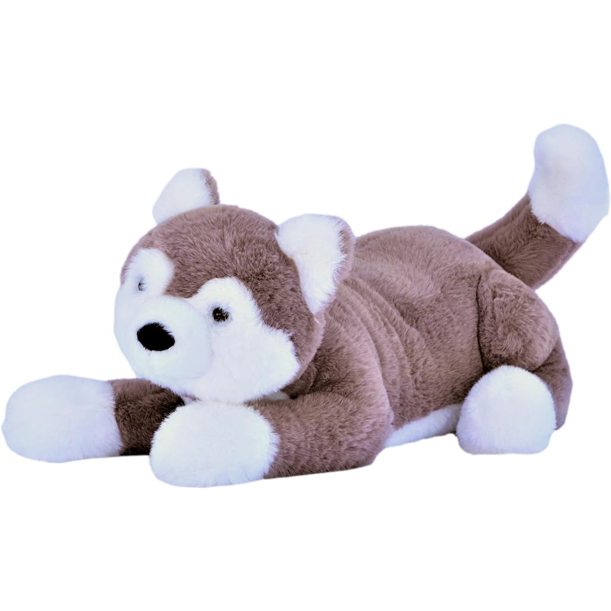 SENSORY4U Weighted Plush Toys, Super Soft Cute Dog Weighted Puppy Wolf Husky Weighs 2.5 lbs Comfortable Weighted Stuffed Animal for Kids & Adults