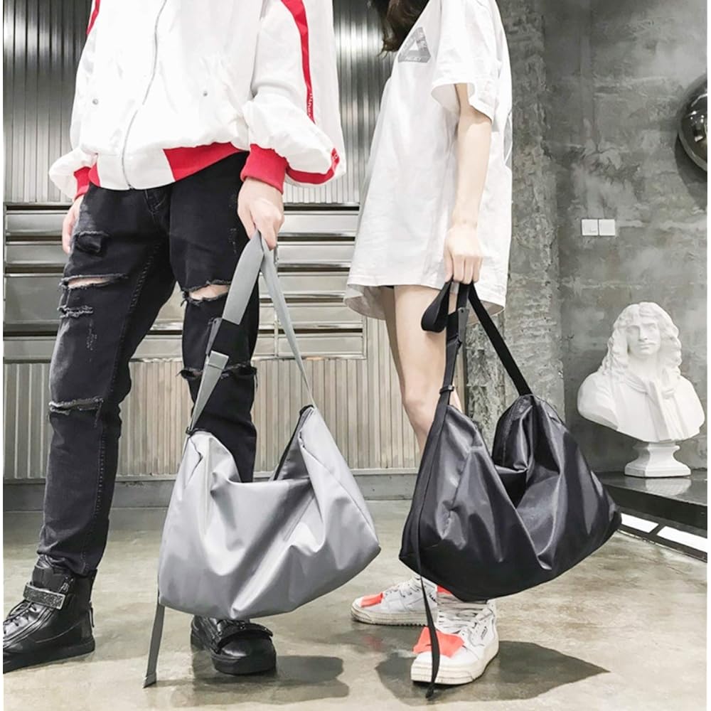 [Mallowsome] Sports Back Enamel Pool Bag Waterproof Shoulder Bag Unisex