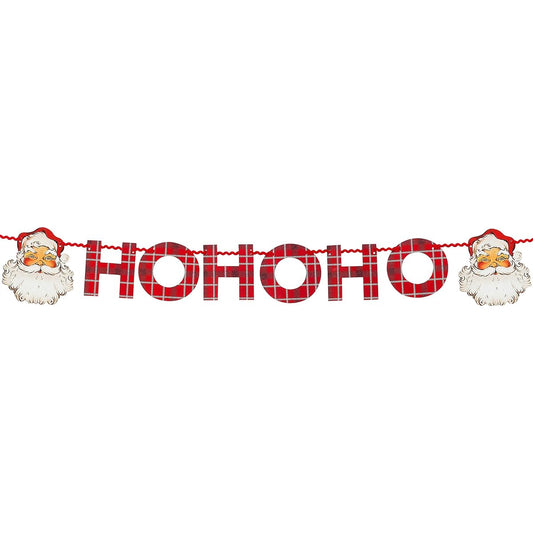 Talking Tables Botanical Santa 10ft Garland for Christmas Parties