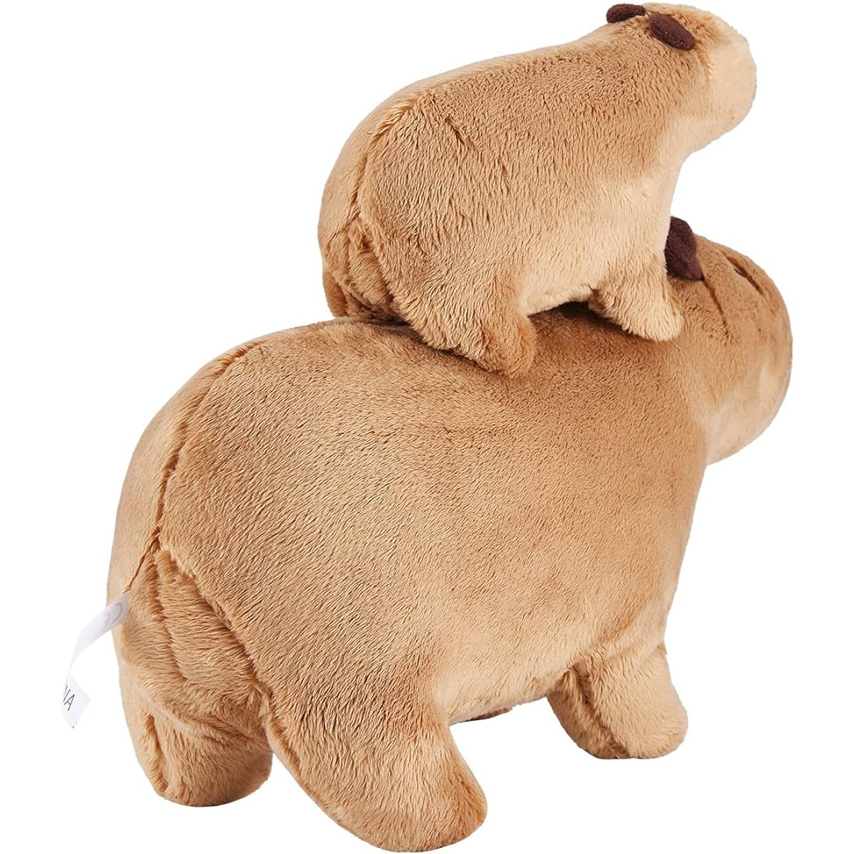 Capybara Stuffed Animal Realistic Capybara Stuffed Animal Lovely Toy 6"/10" Capybara Stuffed Animal for Kids Adults (Brown 10"+6")