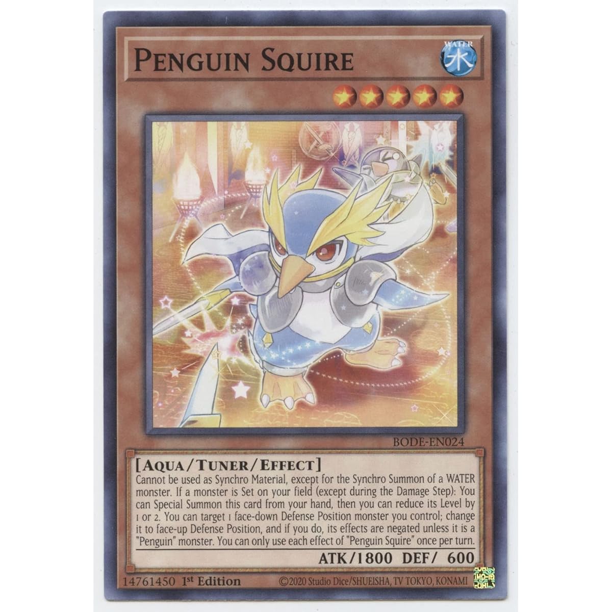 Penguin Squire - BODE-EN024 - Common - 1st Edition