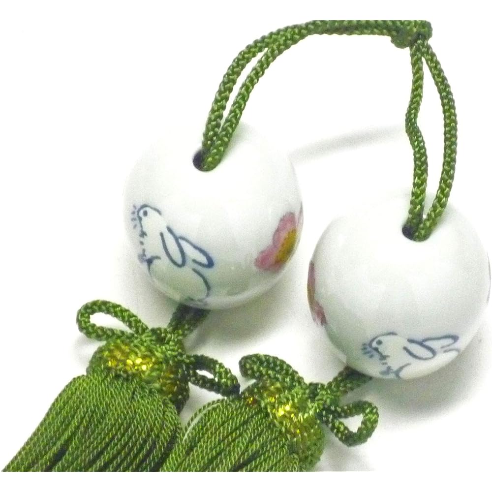 Kutani ware [Fuchin] White Rabbit Someiyoshino Nagamaru