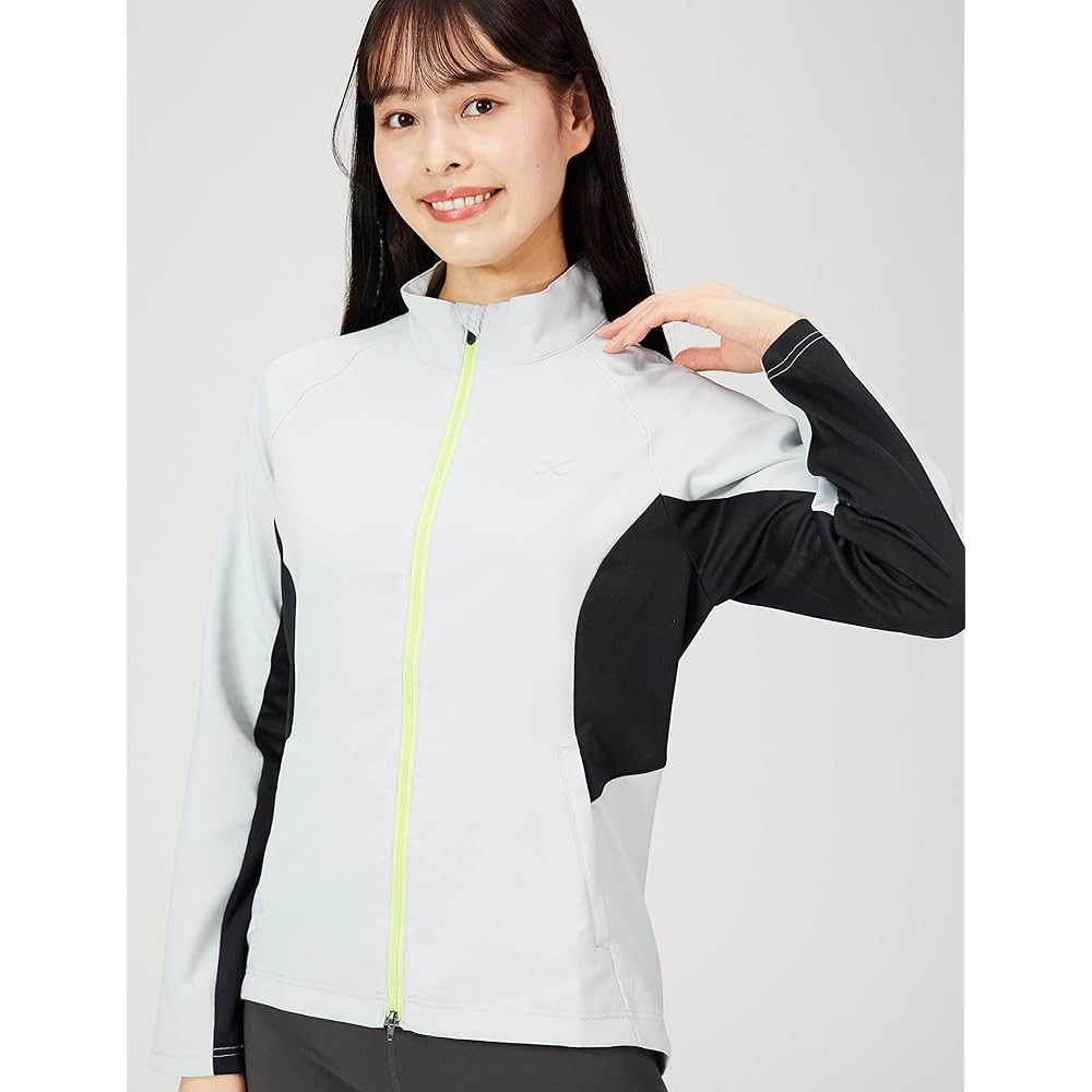 [CEDA Blue X/Wacoal] Jacket (High Neck/Long Sleeves) Sweat Absorbent Quick Drying UV Protection Women's DWY399