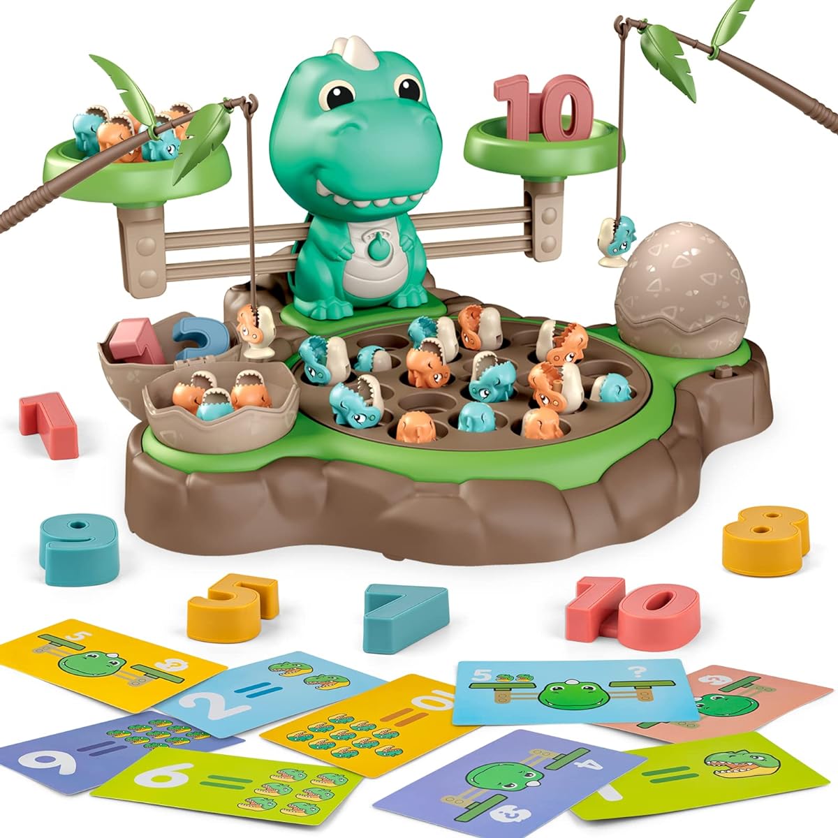 LAVESOM Dinosaur Fishing Game Toy