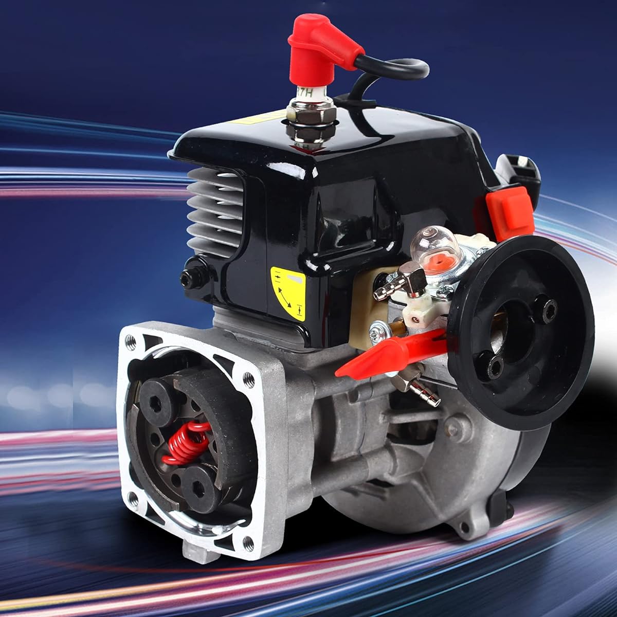 AKaSping 30.5CC 4 Bolt 2 Stroke Engine Heavy Duty Gasoline Engine Motor Unit for HPI Baja 5b 5T King Motor LOSI FG GoPed