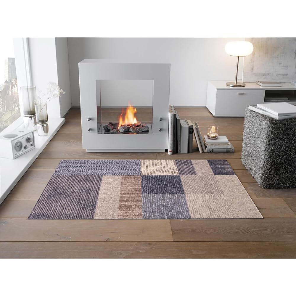 Entrance mat thin wash+dry Lanas gray 75×120 cm
