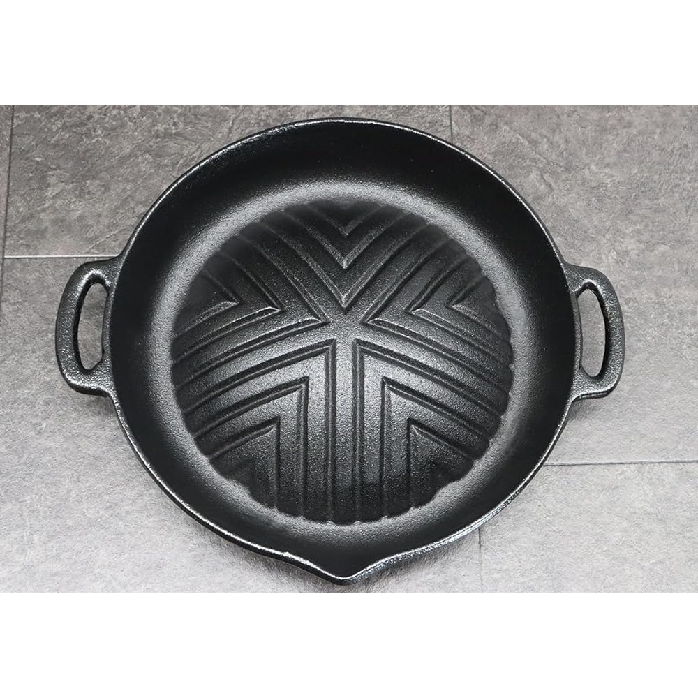 Asahi Iron Deep Genghis Pot 29cm (H-305-30) Cast Iron Taiwan QGV10