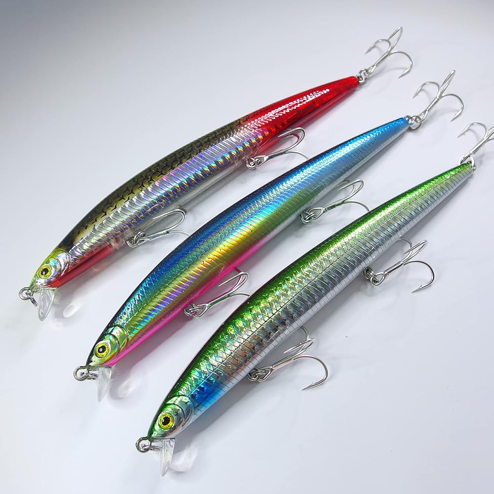 momo lure sea bass lure minnow shining minnow 145F shaft glider center of gravity moving type double silent wire