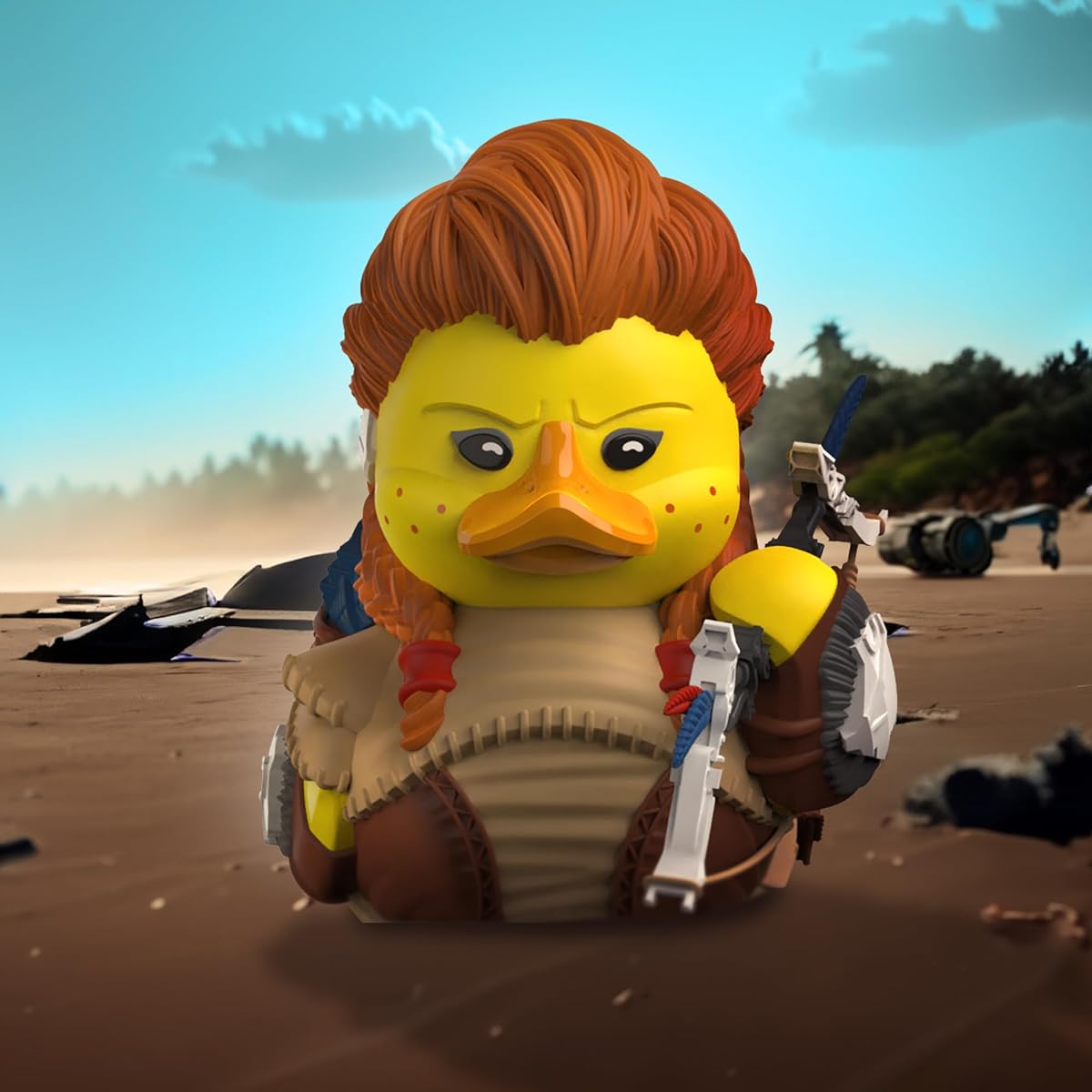 TUBBZ First Edition Aloy Collector Vinyl Rubber Duck Figure - Official Horizon Forbidden West Merchandise - Action PC & Video Games
