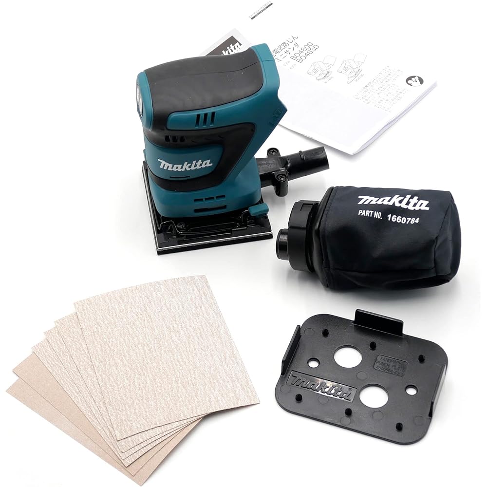 Makita Rechargeable Dustproof Mini Sander 18V Battery/Charger Sold Separately BO480DZ