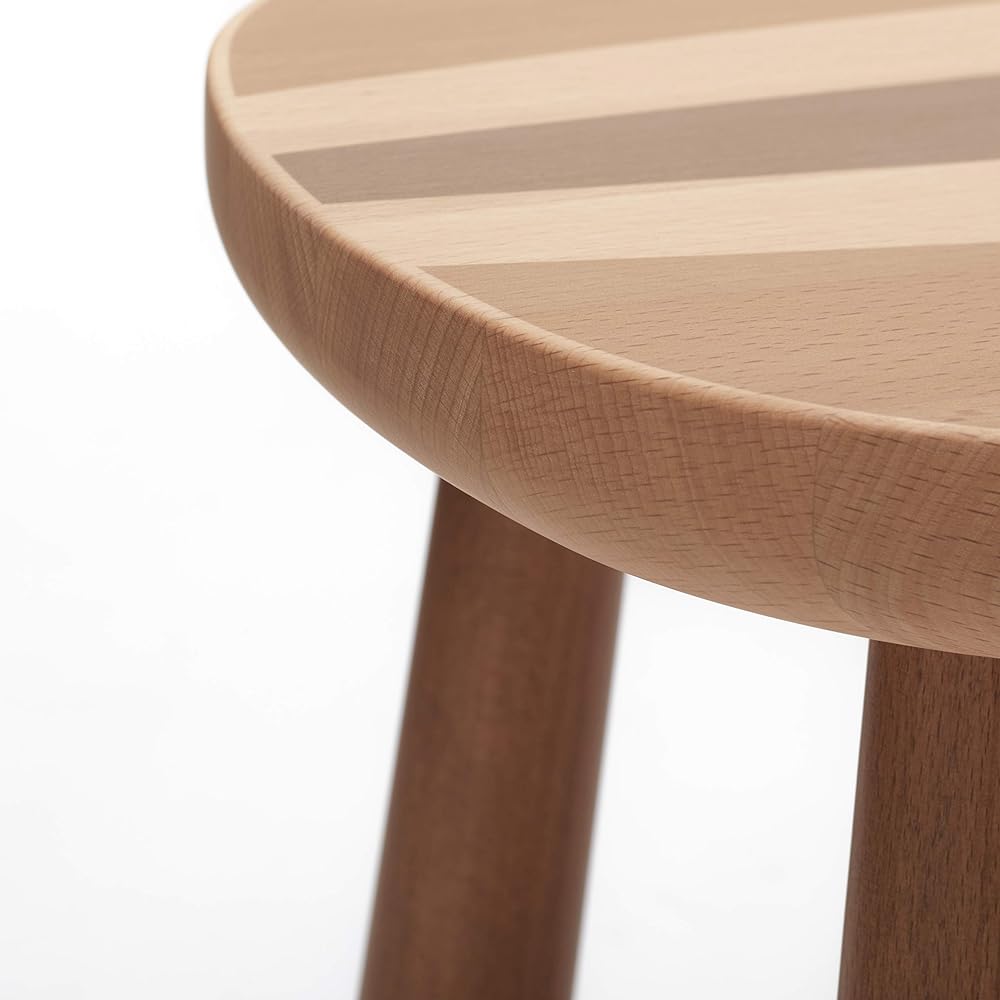 [Genuine Karimoku Product] Chip and Dale Dale Stool Malt Brown B Width 30 Depth 30 Height 30 cm karimoku P35106NDK