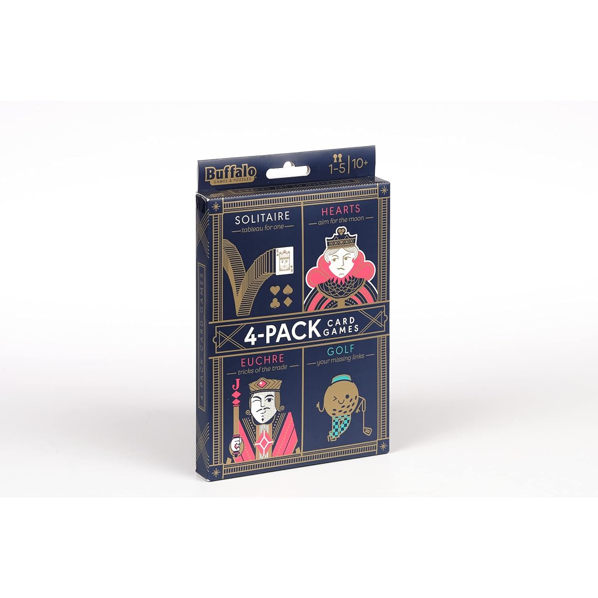 Buffalo Games - 4 Pack Card Game Pack