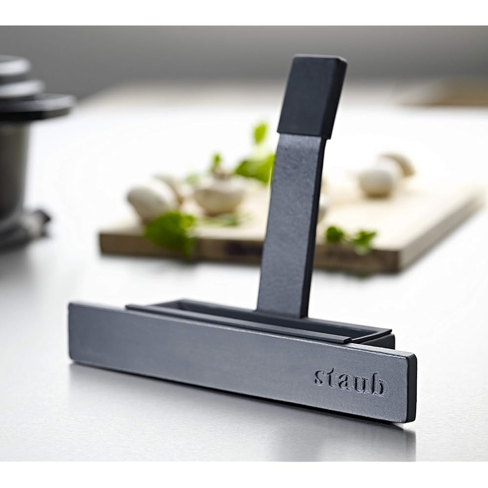 Staub "Lid Holder" Lid Holder [Authorized Japanese Product] Stands 40511-364 Black W23 x H12 x D11cm
