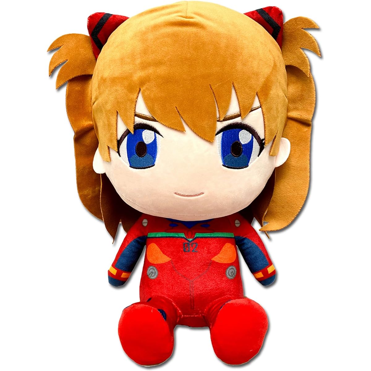 Great Eastern Entertainment Evangelion New Movie - Soryuska Langley Pigsuit Sitting Plush 12" Tall