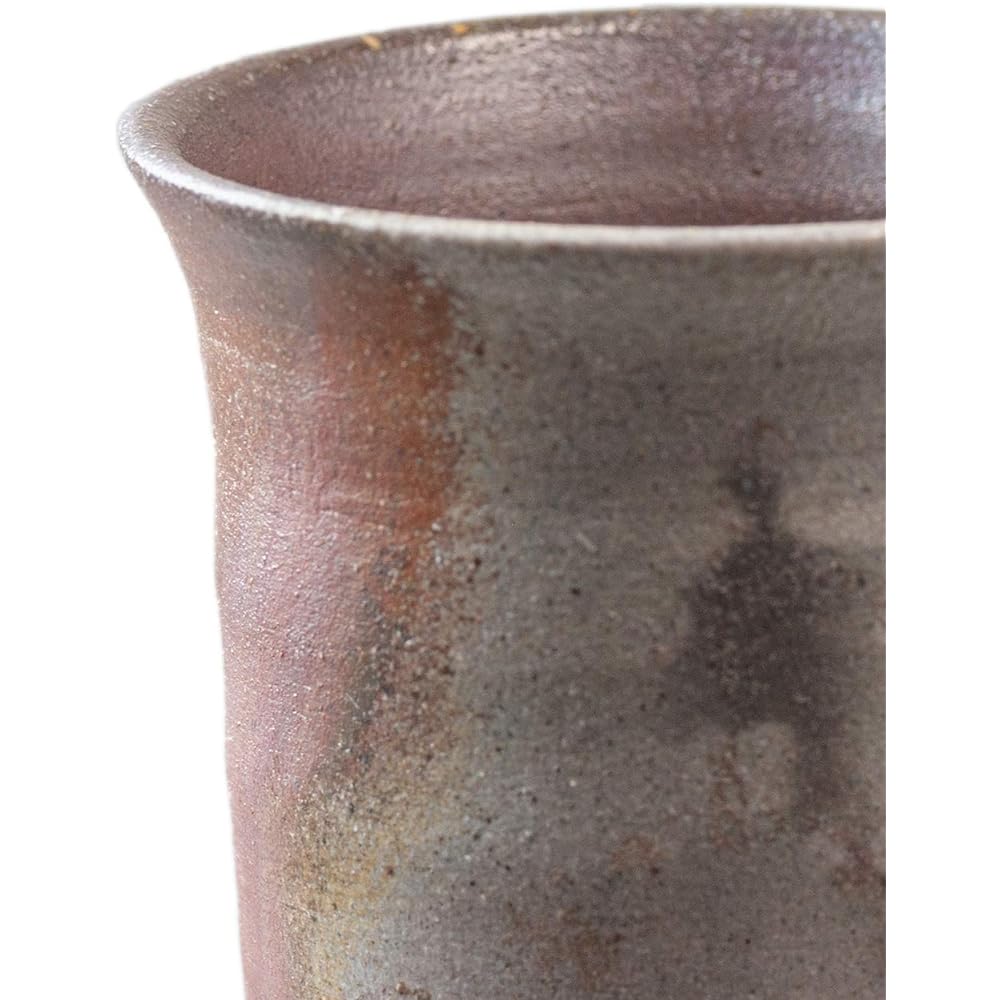Bizen Ware Mugen Kobo Beer Glass Mini 180ml Crosscut