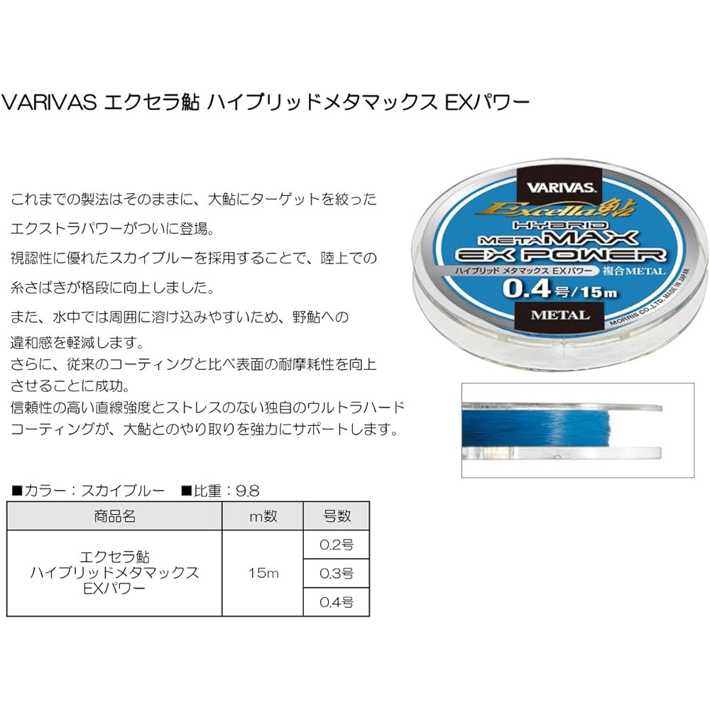 VARIVAS Metal Line Excela Ayu Hybrid Metamax EX Power