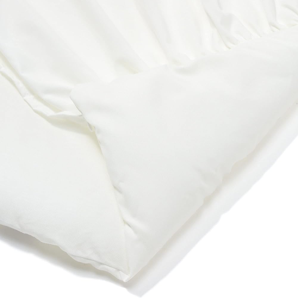 Francfranc Fluffy Cooling Bed Pad Ruffle Double White