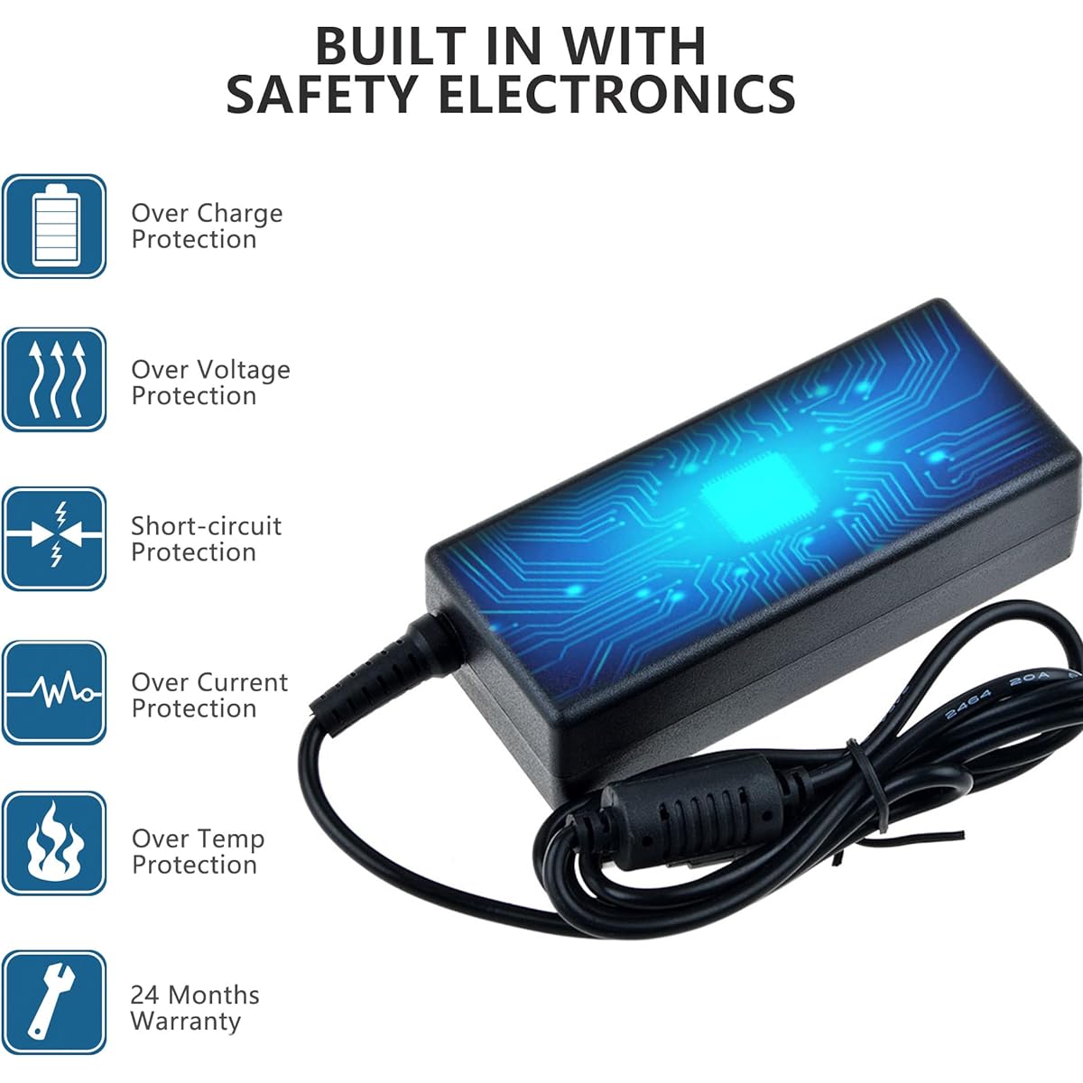 SKKSource AC Adapter Charger Compatible with Bowers & Wilkins A5 Powered Speaker System Power Cord